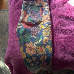 MOTHER Floral Multicolor Jeans